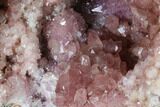 Pink Amethyst Geode Half - Exceptional Specimen #170189-1